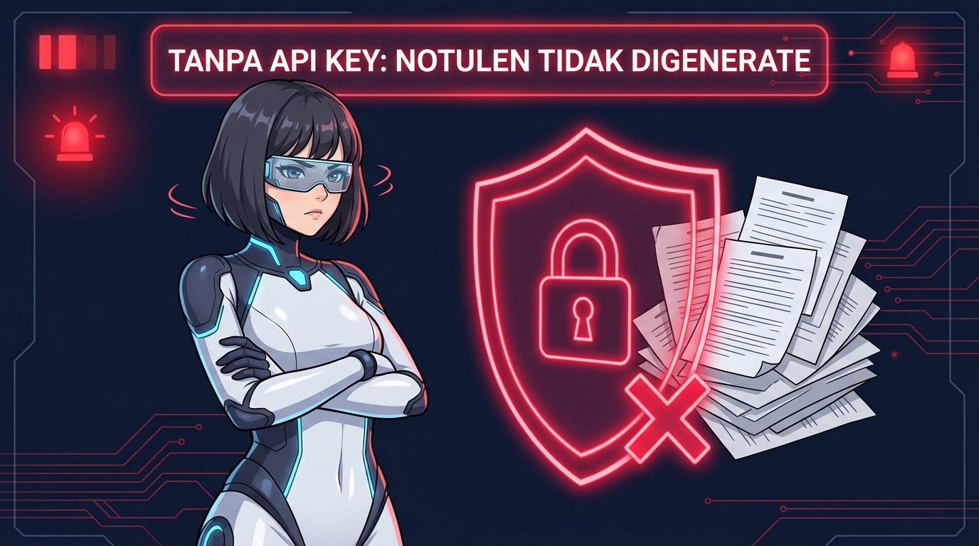 Tanpa API Key Notulen Tidak Digenerate