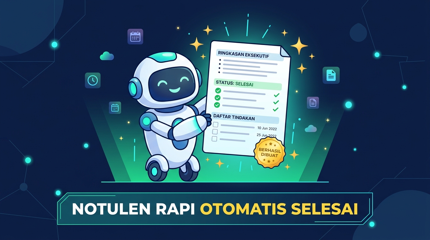 Panduan Tombol Ringkasan dan Format Notulensi